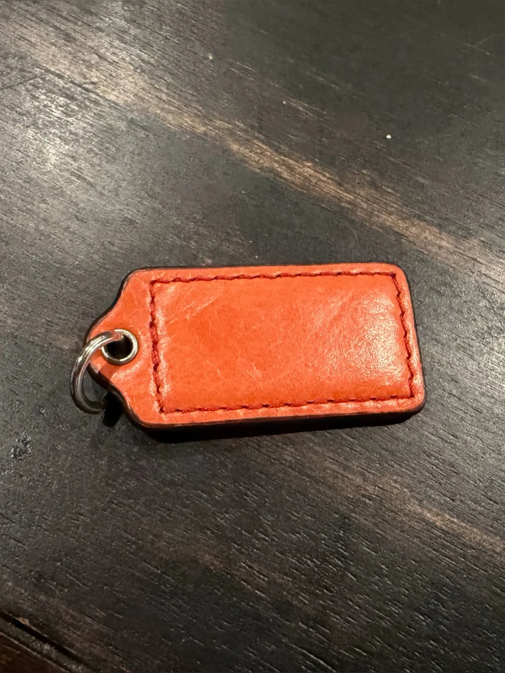 Orange Coach Hangtag
